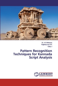 Paperback Pattern Recognition Techniques for Kannada Script Analysis Book