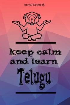 Keep Calm And Learn Tagalog Journal Notebook Sheet 9x6 Inches 120 Pages with bleed