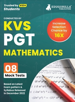 Paperback KVS PGT Mathematics Exam Prep Book 2023 (Subject Specific): Post Graduate Teacher (English Edition) - 8 Mock Tests (Solved) with Free Access to Online Book