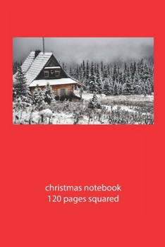 Paperback christmas notebook 120 pages squared: christmas landscape notebook squared christmas diary christmas booklet christmas recipe book landscape notebook Book