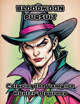 Paperback Bloodmoon Pursuit: Coloring the Vampire Hunter's Journey Book