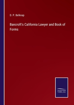 Paperback Bancroft's California Lawyer and Book of Forms Book