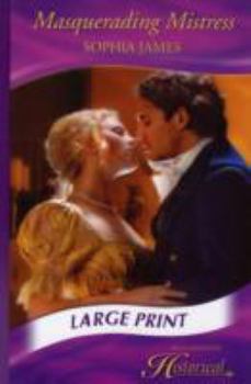Hardcover Masquerading Mistress [Large Print] Book