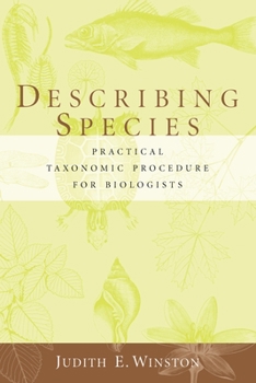 Paperback Describing Species: Practical Taxonomic Procedure for Biologists Book