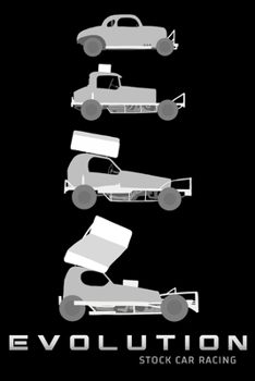 Evolution Stock Car Racing: 120 pages, lined paper, paperback notebook