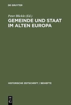 Hardcover Gemeinde und Staat im Alten Europa [German] Book