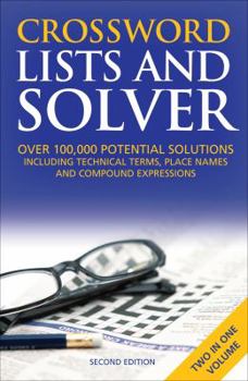 Paperback Crossword Lists & Crossword Solver Book