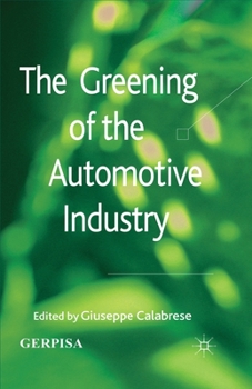 Paperback The Greening of the Automotive Industry Book