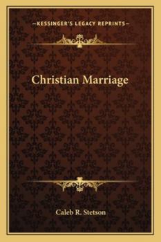 Paperback Christian Marriage Book