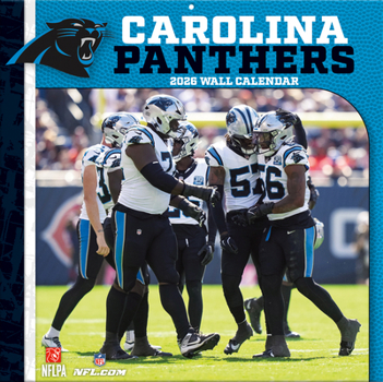 Calendar Carolina Panthers 2026 12x12 Team Wall Calendar Book