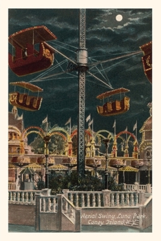 Paperback Vintage Journal Aerial Swing, Luna Park, Coney Island Book