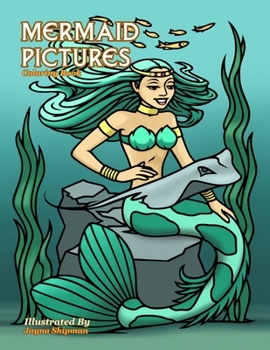 Paperback Mermaid Pictures: Coloring Book