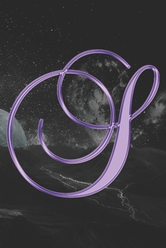 S Journal: A Monogram S Initial Capital Letter Notebook For Writing And Notes: Great Personalized Gift For All First, Middle, Or Last Names (Blue Gold Moon Galaxy Print)