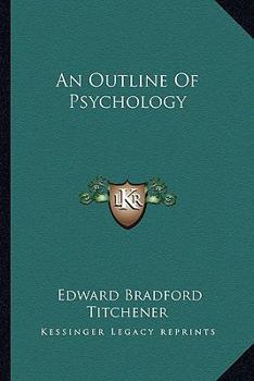 Paperback An Outline Of Psychology Book