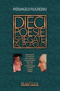 Paperback Dieci poesie spiegate al popolo [Italian] Book