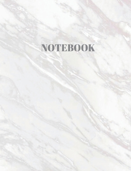 Paperback Notebook: Beautiful Marble Journal Lined Large Size (8.5 x 11) Book