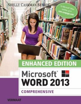Paperback Enhanced Microsoftword 2013: Comprehensive Book