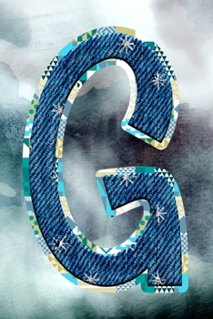 G: Initial Monogram Journal to write in Positive Thoughts for Women Teens Girls gifts holidays