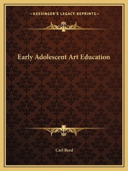 Paperback Early Adolescent Art Education Book