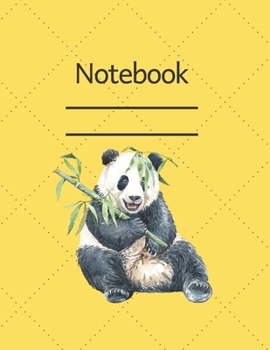 Notebook: Cute Panda - Lined Notebook Journal - 120 pages - Standart (8.5 x 11 inches)