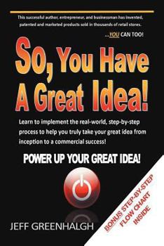 Paperback So, You Have a Great Idea! Book