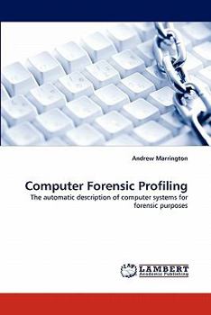 Paperback Computer Forensic Profiling Book