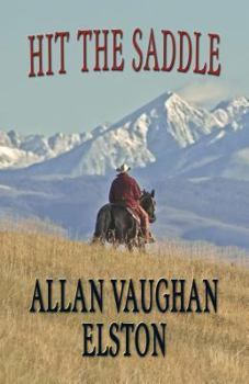 Paperback Hit the Saddle [Large Print] Book