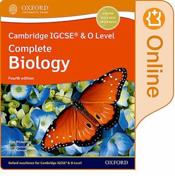 Misc. Cambridge Igcse and O Level Complete Biology Enhanced: Online Student Book 4th Edition Access Code Card Book