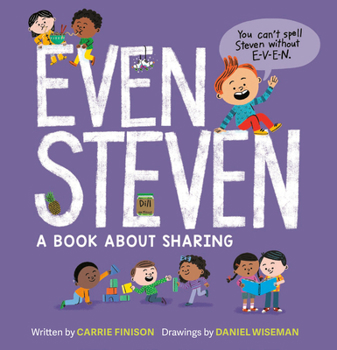 Hardcover Even Steven: A Book about Sharing Book