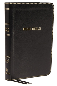 Imitation Leather KJV, Thinline Bible, Compact, Imitation Leather, Black, Red Letter Edition Book