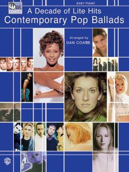 Paperback A Decade of Lite Hits: Contemporary Pop Ballads: Piano Book
