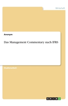 Paperback Das Management Commentary nach IFRS [German] Book