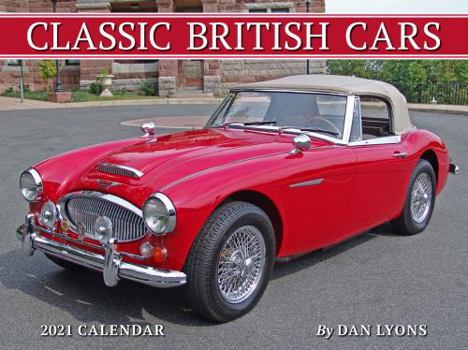 Calendar Classic British Cars Wall Calendar 2021 Book