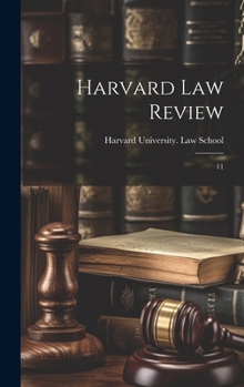 Hardcover Harvard law Review: 11 Book