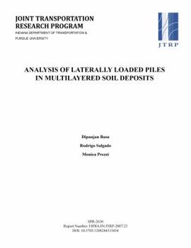 Paperback Analysis of Laterally Loaded Piles in Multilayered Soil Deposits Book