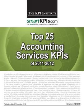 Paperback Top 25 Accounting Services KPIs of 2011-2012 Book