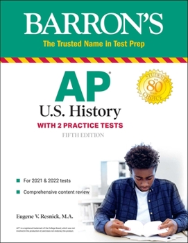 Paperback AP Us History: With 2 Practice Tests Book