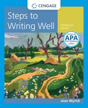 Paperback Steps to Writing Well (W/ Apa7e Updates & Mla9e Update Card) Book