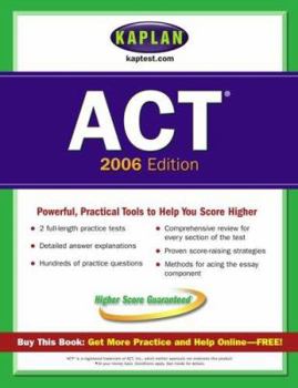 Paperback Kaplan ACT Book