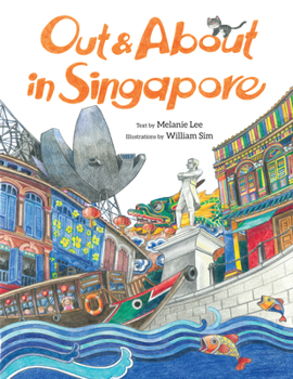 Hardcover Out & about in Singapore Book