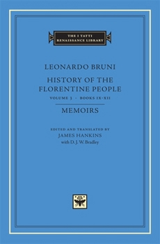Hardcover History of the Florentine People [Latin] Book