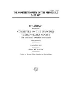 The constitutionality of the Affordable Care Act