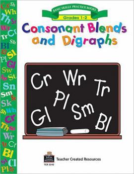 Paperback Consonant Blends & Digraphs Workbook Book