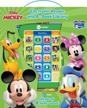 Hardcover Disney Junior Mickey Mouse Clubhouse: Me Reader Electronic Reader and 8-Book Library Sound Book Set [With Electronic Reader and Battery] Book
