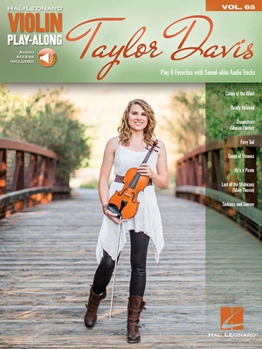 Paperback Taylor Davis: Violin Play-Along Volume 65 [With Access Code] Book