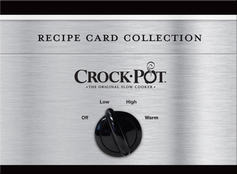 Hardcover Crockpot Recipe Card Collection Tin (Silver) Book