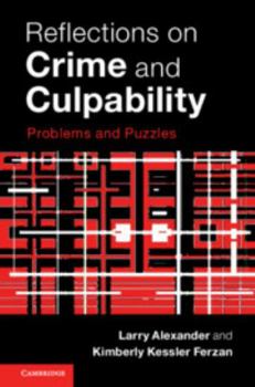 Paperback Reflections on Crime and Culpability: Problems and Puzzles Book