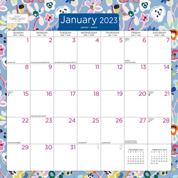 Calendar Turnowsky House of 2023 Square Office 12x12 Stkr Book