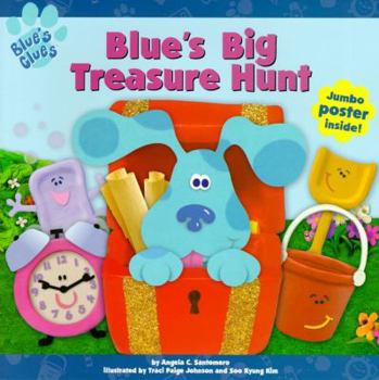 Paperback Blue's Big Treasure Hunt [With Jumbo Poster] Book