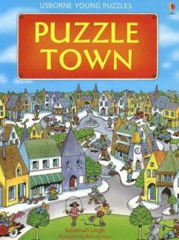 Library Binding Puzzle Town Book